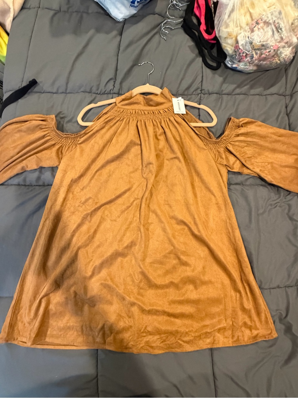 XXL Knit Top in Rich Caramel Brown